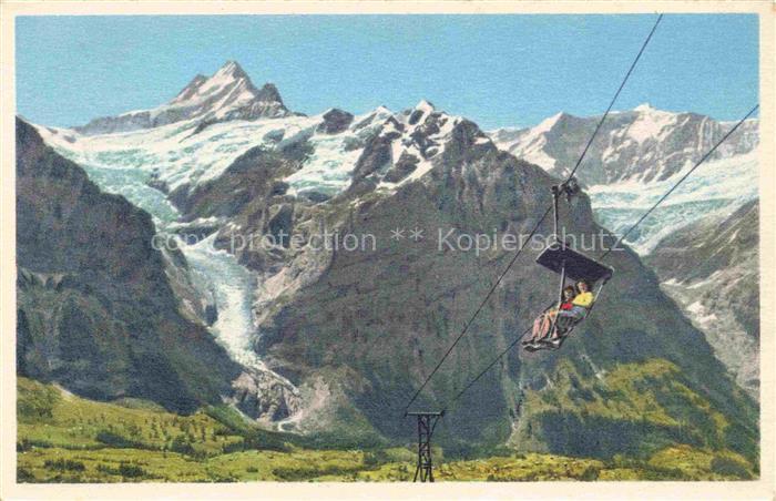 Sessellift Chairlift Telesiege Grindelwald First