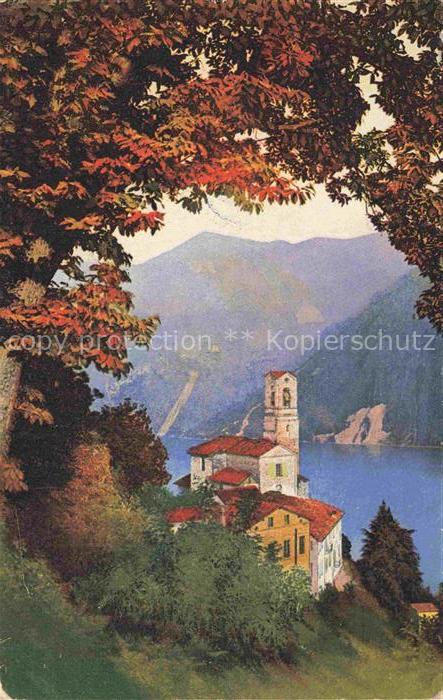 Photochromie Verlag Photochromie Nr. Serie 193 Nr. 3300 Lago di Lugano Castagnol