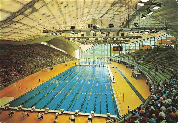 OLYMPIA   Olympic Games Muenchen le Stade nautique Schwimmhalle