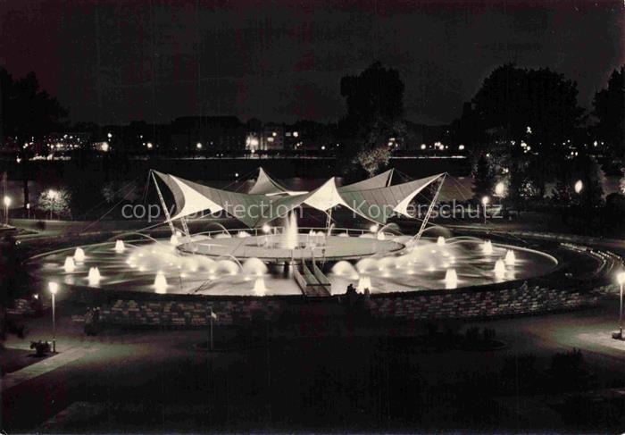 BUGA Bundesgartenschau Koeln Tanzbrunnen Zauber naechtlichen Lichtes