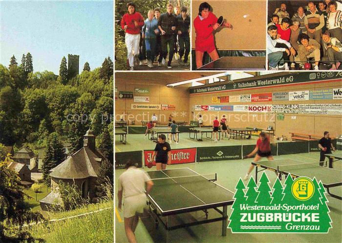 Tischtennis Table-Tennis Tennis de Table Ping-Pong-- Sporthotel Zugbruecke Grenz