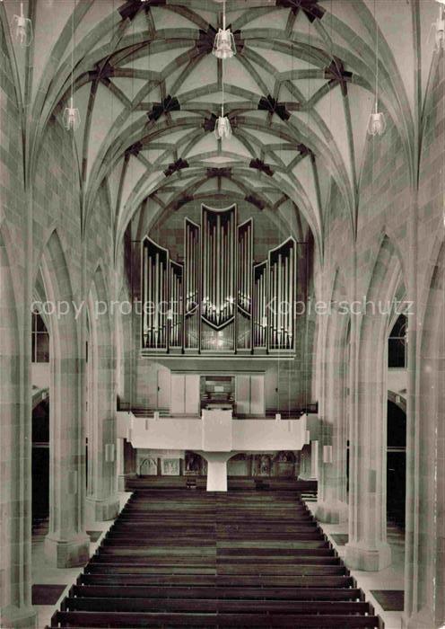 Orgel Kirchenorgel Organ Orgue Universitaetsstadt Tuebingen Evang. Stiftskirche