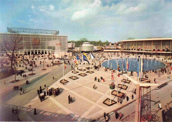 Exposition Universelle Bruxelles 1958 Die Pavillonen UssR Arabischen Laender USA
