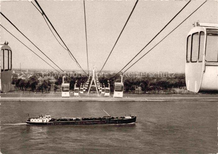 Schiffe Binnenschifffahrt Koelner Rheinseilbahn