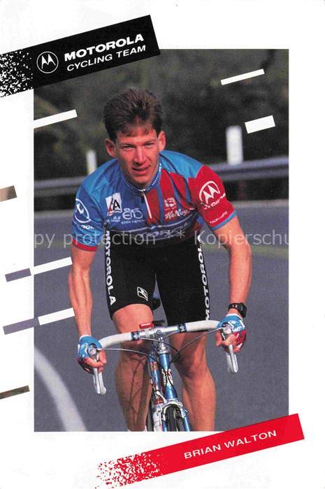 Rennsport Fahrrad Bicycle Bicyclette Motorola Brian Walton USA Canada