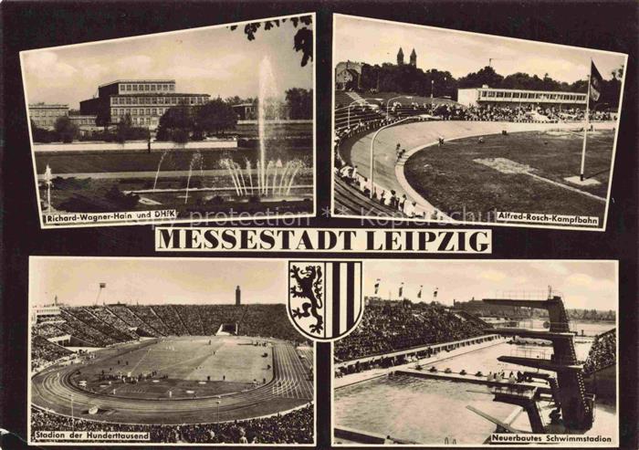 Stadion Stadium Estadio-- Messestadt Leipzig