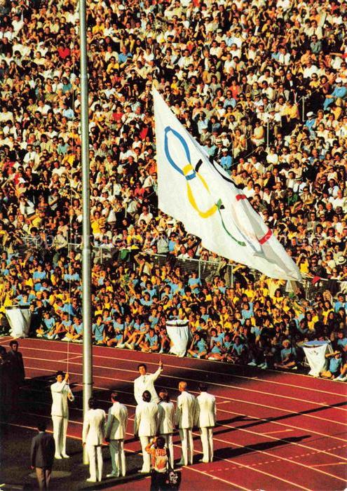 OLYMPIA   Olympic Games Muenchen Goldmedaillengewinner Mexiko Stadion