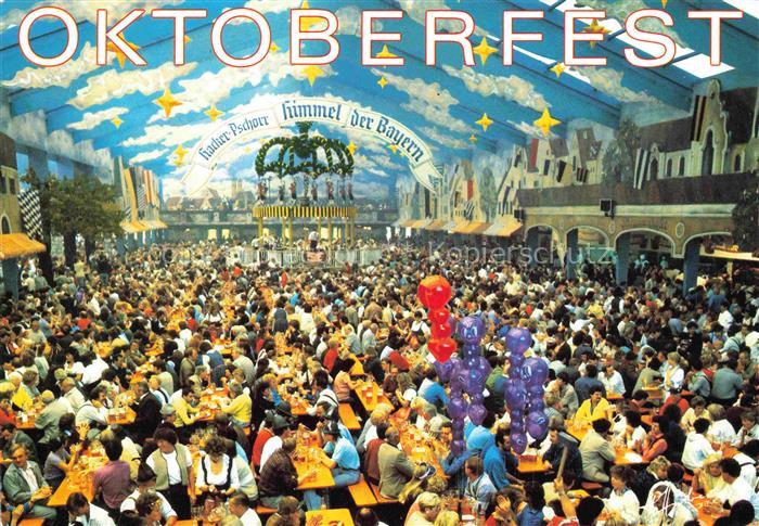 Oktoberfest Theresienwiese Muenchen Monaco di Baviera Bierzeit