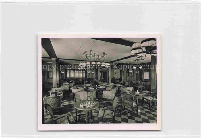 Dampfer Oceanliner M.S. Milwaukee  Rauchsalon