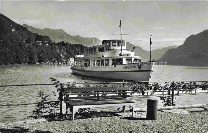 Dampfer Binnenschifffahrt MS Interlacken Ringgenberg Brienzer Rothorn