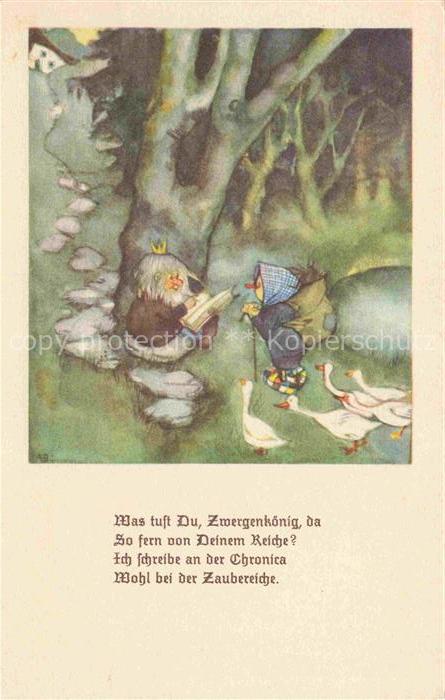 Zwerge Dwarfs Nains-- Zwergkoenig