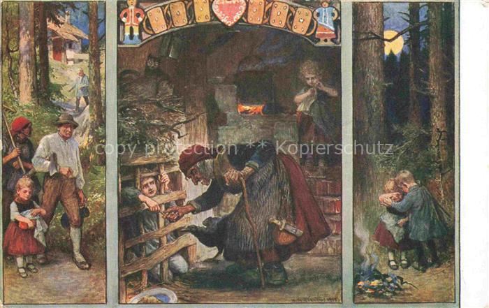 Maerchen Sagen Fairy Tale Conte-- Haensel und Gretel Nr. 6