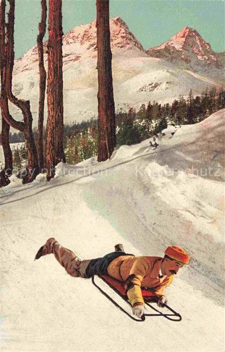 Bob Bobsport Bobsleigh Traineaux Rennschlitten--