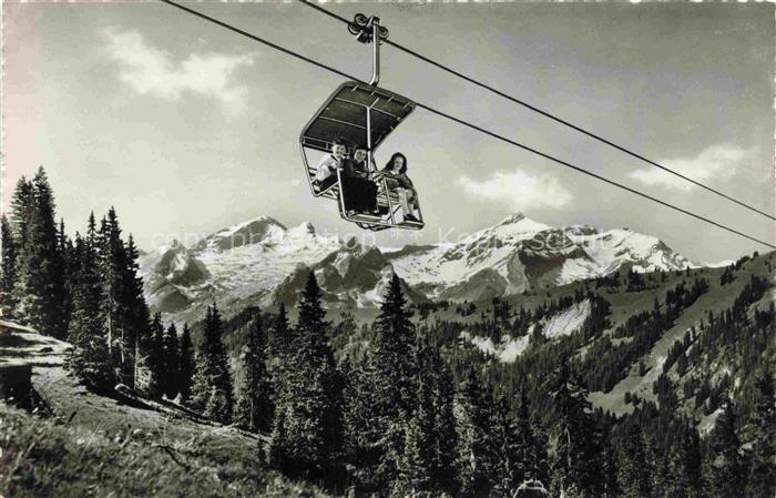 Sessellift Chairlift Telesiege Gstaad MBO Wasserngrat