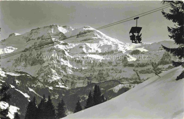 Sessellift Chairlift Telesiege Lenk Betelberg Wildstrubel