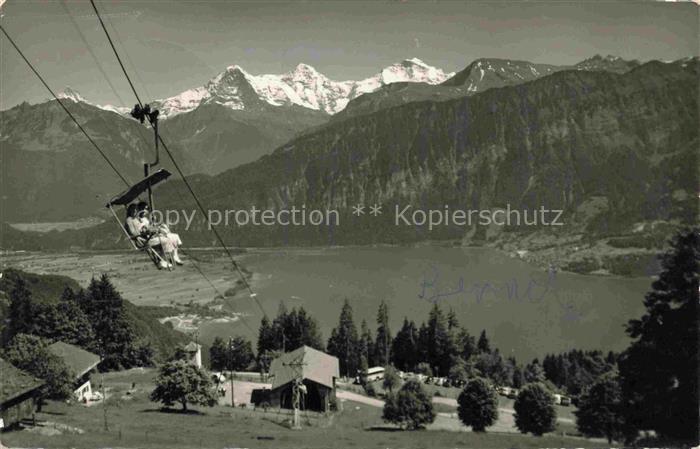 Sessellift Chairlift Telesiege Beatenberg Niederhorn