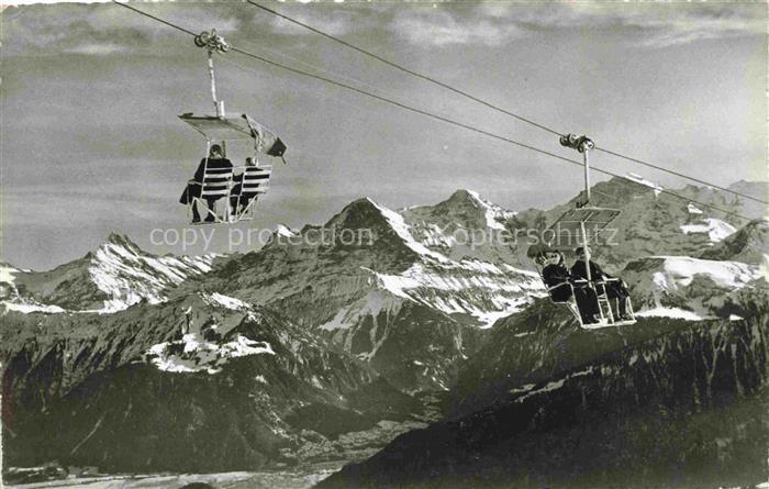 Sessellift Chairlift Telesiege Beatenberg Niederhorn