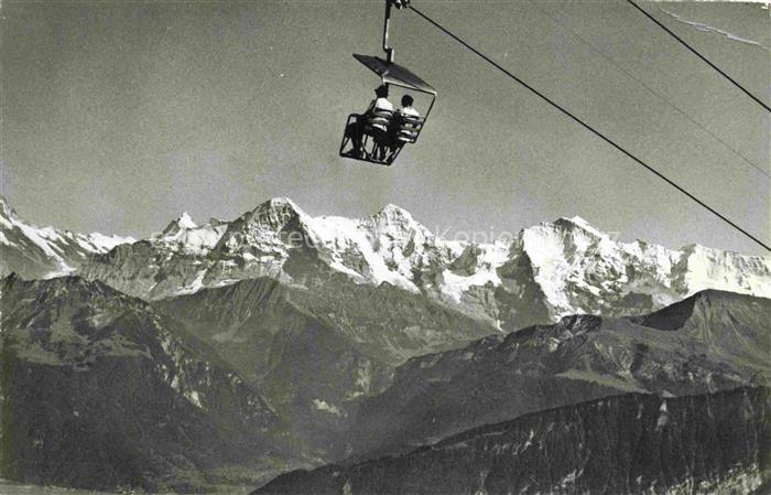 Sessellift Chairlift Telesiege Beatenberg Niederhorn