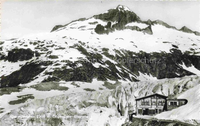 Gletscher Ferner Glacier Glaciar Ghiacciaio-- Rhonegletscher Eisgrotte