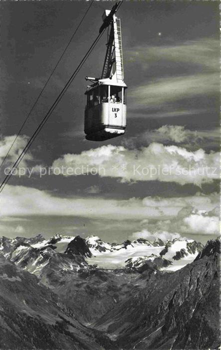 SEILBAHN Cable-Car Telepherique Klosters Gotschnagrat Parsenn