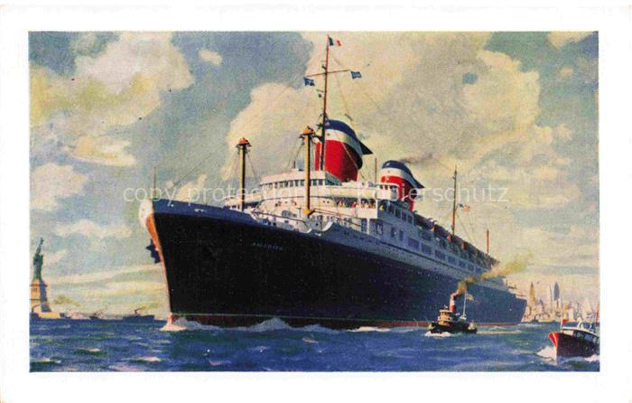 Dampfer Oceanliner S.S America