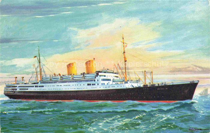 Dampfer Oceanliner Norddeutscher Lloyd Bremen MS Berlin