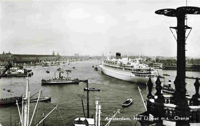 Dampfer Oceanliner Amsterdam M.S. Oranje