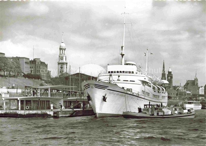Dampfer Oceanliner Wappen Von Hamburg