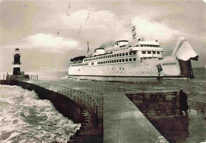 Dampfer Oceanliner MS Warnemuende