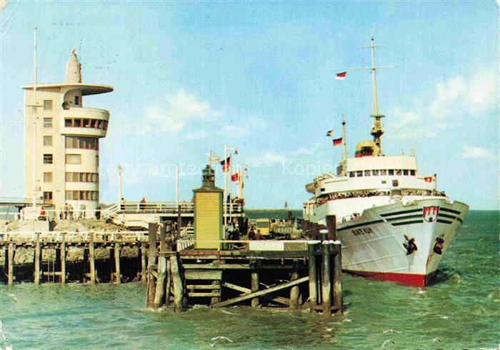 Dampfer Oceanliner Cuxhaven Bunte Kuh Alte Liebe
