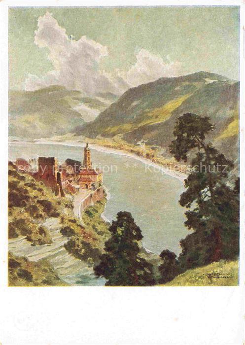 MAURUS Hanns Kuenstlerkarte Duernstein an der Donau