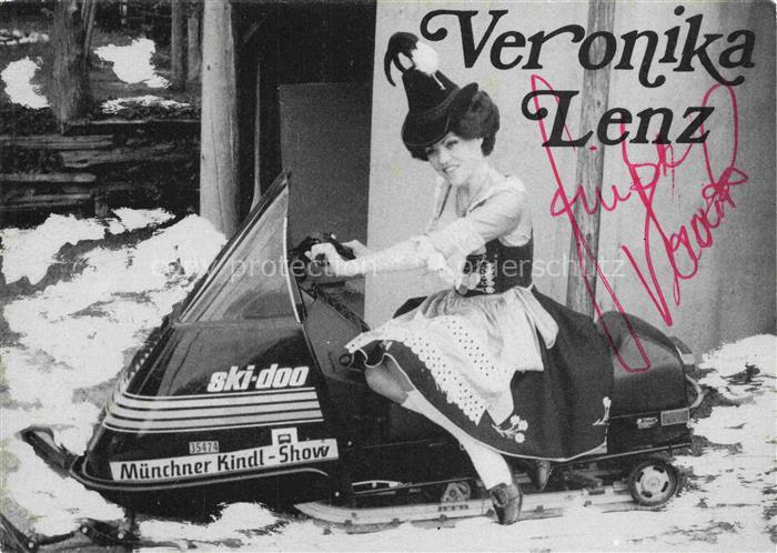 Jodeln SINGER Chanteur Chanteuse Saenger  Musik Music-- Veronika Lenz Autogramm