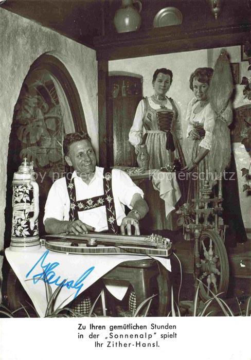 Zither Hackbrett Cithare Citara Cetra-- Sonnenalp Hansl