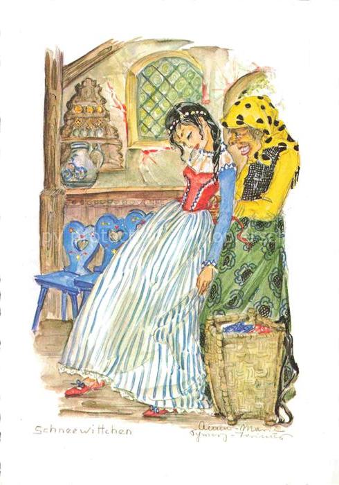 Maerchen Sagen Fairy Tale Conte-- Schneewittchen