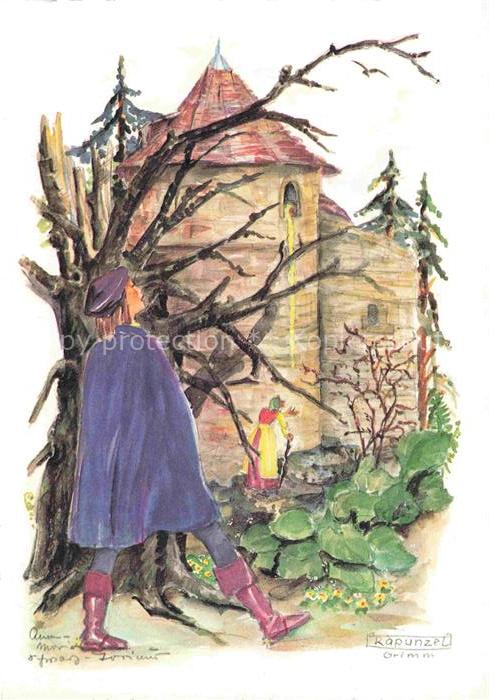 Maerchen Sagen Fairy Tale Conte-- Rapunzel
