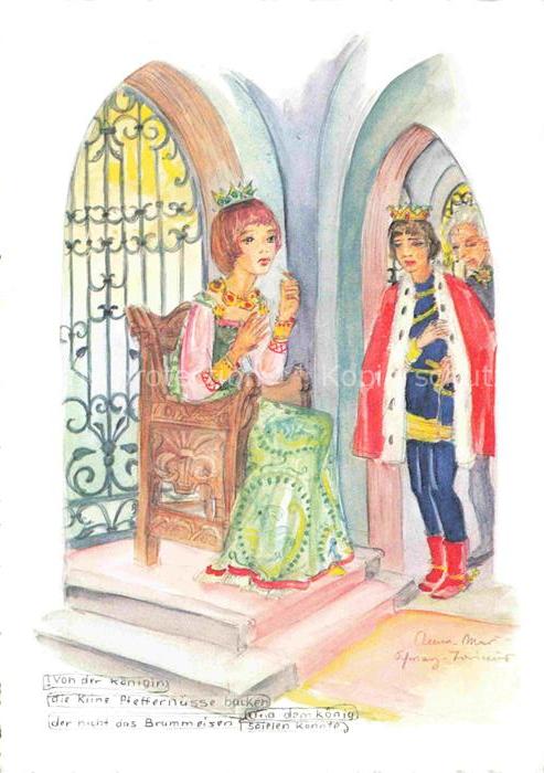 Maerchen Sagen Fairy Tale Conte-- Von der Koenigin, die keine Pfeffernuesse back