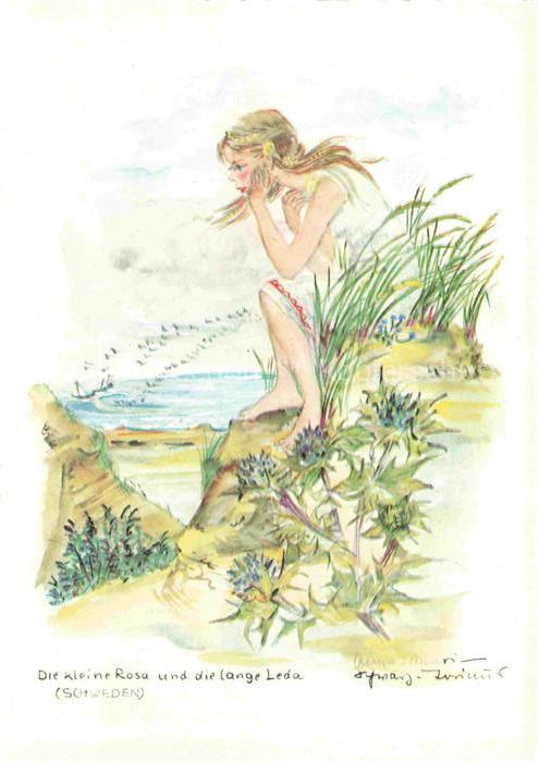 Maerchen Sagen Fairy Tale Conte-- Die kleine Rose und die lange Leda