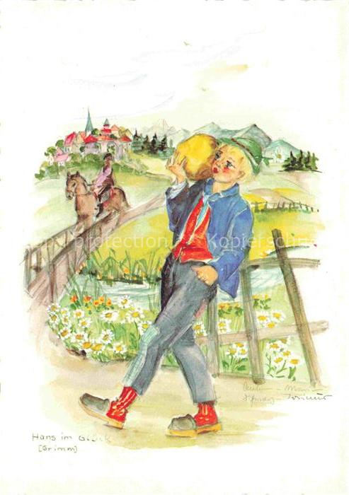 Maerchen Sagen Fairy Tale Conte-- Hans im Glueck