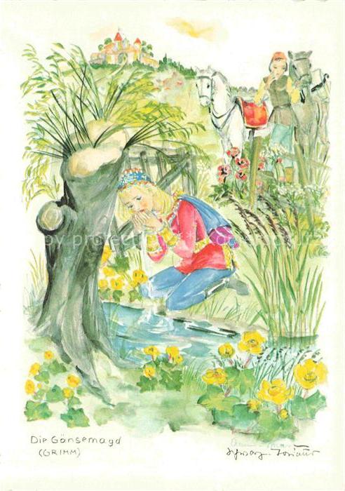 Maerchen Sagen Fairy Tale Conte-- Die Gaensemagt