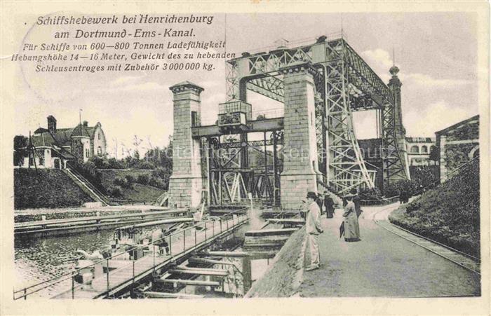 Henrichenburg Schiffshebewerk Waltrop NRW Schiffshebewerk Dortmund-Ems-Kanal Heb