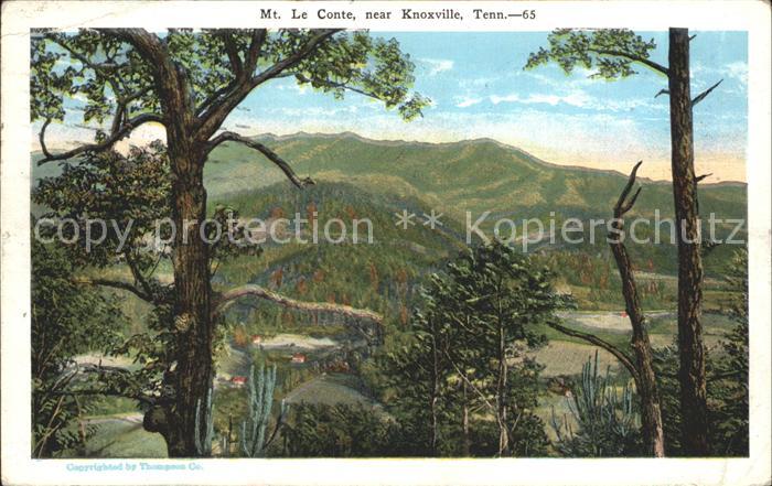 Knoxville Tennessee Mount Le Conte