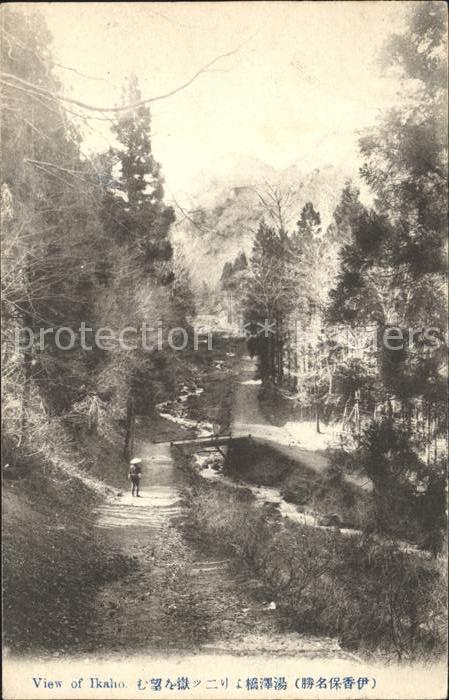 Ikaho Landschaft Wald