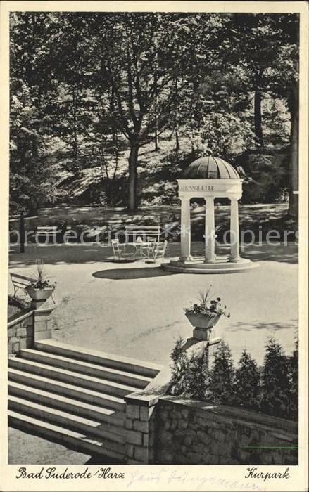 Bad Suderode Kurpark Pavillon