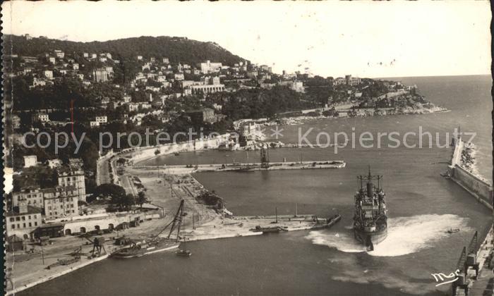 Nice Alpes Maritimes Entree du Port et Mont Boron