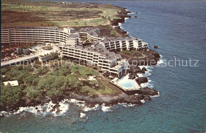 Kailua-Kona Aerial view of Kona Surf Hotel Kona Coast