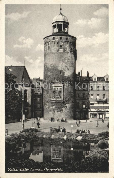 Goerlitz Sachsen Dicker Turm am Marienplatz