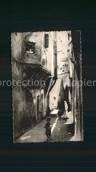 Alger Algerien Une rue de la Casbah
