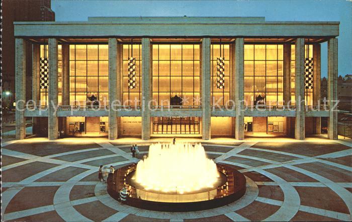 New York City Lincoln Center Plaza Fountain New York State Theater
