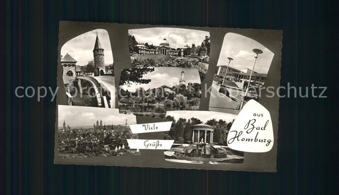 Bad Homburg Teilansichten Kaiser Wilhelms Bad Kurhaus Pavillon