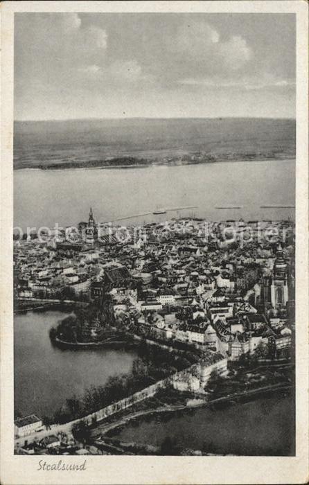 Stralsund Mecklenburg Vorpommern Fliegeraufnahme